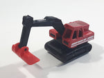 1995 Matchbox Atlas Excavator Red Die Cast Toy Car Construction Equipment Vehicle