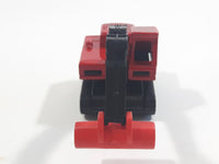 1995 Matchbox Atlas Excavator Red Die Cast Toy Car Construction Equipment Vehicle