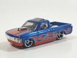 2017 Hot Wheels HW Flames Custom '72 Chevy LUV Truck Blue Die Cast Toy Car Vehicle