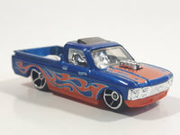 2017 Hot Wheels HW Flames Custom '72 Chevy LUV Truck Blue Die Cast Toy Car Vehicle