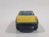 Vintage PlayArt VW Porsche 914 Convertible Yellow Die Cast Toy Car Vehicle - Made in Hong Kong