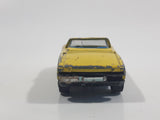 Vintage PlayArt VW Porsche 914 Convertible Yellow Die Cast Toy Car Vehicle - Made in Hong Kong