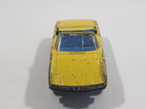 Vintage PlayArt VW Porsche 914 Convertible Yellow Die Cast Toy Car Vehicle - Made in Hong Kong