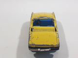 Vintage PlayArt VW Porsche 914 Convertible Yellow Die Cast Toy Car Vehicle - Made in Hong Kong