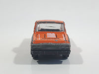 Vintage PlayArt Mazda Pickup Truck 24 Hour Service Orange Die Cast Toy Car Vehicle - Made in Hong Kong