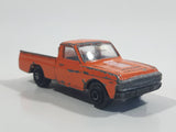 Vintage PlayArt Mazda Pickup Truck 24 Hour Service Orange Die Cast Toy Car Vehicle - Made in Hong Kong