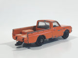 Vintage PlayArt Mazda Pickup Truck 24 Hour Service Orange Die Cast Toy Car Vehicle - Made in Hong Kong