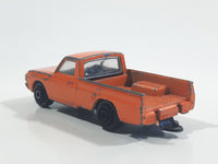 Vintage PlayArt Mazda Pickup Truck 24 Hour Service Orange Die Cast Toy Car Vehicle - Made in Hong Kong