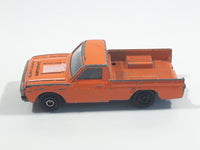 Vintage PlayArt Mazda Pickup Truck 24 Hour Service Orange Die Cast Toy Car Vehicle - Made in Hong Kong