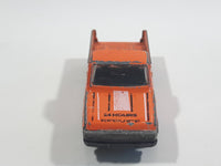 Vintage PlayArt Mazda Pickup Truck 24 Hour Service Orange Die Cast Toy Car Vehicle - Made in Hong Kong