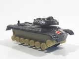 Vintage Summer Marz Karz s8130 Stalin Tank Dark Military Army Green Die Cast Toy Car Vehicle - Made in Hong Kong