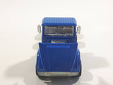 Vintage Majorette GMC Brigadier Style Semi Tractor Truck Blue 1/60 Scale Die Cast Toy Car Vehicle with Opening Hood