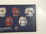Montreal Canadiens NHL Ice Hockey Team "Le Bleu Blanc Rouge" Jersey History 5" x 15" Wall Plaque Board