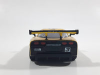 2001 Action Racing Limited Edition #3 GM Goodwrench Service Plus C5-R Corvette Pale Yellow 1/43 Scale Die Cast Toy Car Vehicle with Removable Hood and Opening Doors in Sleeved Box - Raced Version