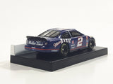 1999 Action Racing Limited Edition NASCAR #2 Rusty Wallace Miller Lite Beer 1999 Ford Taurus Blue and White 1/64 Scale Die Cast Toy Car Vehicle New in Box