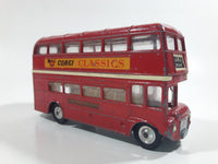 Vintage Corgi Toys "Corgi Classics" London Transport Routemaster Double Decker Bus "Naturally Corgi Toys" Red 1/50 Scale Die Cast Toy Car Vehicle