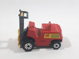 1972 Lesney Products Matchbox Red Yellow Superfast No. 15 Fork Lift Truck Toy Car Warehouse Yard Machinery Vehicle