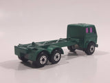 Vintage 1981 Lesney Matchbox Superfast No. 42 Mercedes Container Truck Metallic Green MAYFLOWER Die Cast and Plastic Toy Car Vehicle