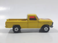 Vintage 1973 Lesney Matchbox Rolamatics No. 57 Wild Life Truck Ranger Yellow Die Cast Toy Dump Truck Vehicle