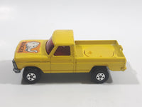 Vintage 1973 Lesney Matchbox Rolamatics No. 57 Wild Life Truck Ranger Yellow Die Cast Toy Dump Truck Vehicle