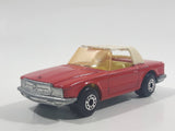 Vintage 1981 Lesney Matchbox Superfast No. 6 Mercedes 350SL Convertible Red Die Cast Toy Car Vehicle