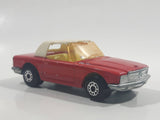 Vintage 1981 Lesney Matchbox Superfast No. 6 Mercedes 350SL Convertible Red Die Cast Toy Car Vehicle