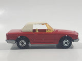 Vintage 1981 Lesney Matchbox Superfast No. 6 Mercedes 350SL Convertible Red Die Cast Toy Car Vehicle