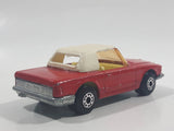 Vintage 1981 Lesney Matchbox Superfast No. 6 Mercedes 350SL Convertible Red Die Cast Toy Car Vehicle