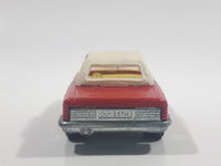 Vintage 1981 Lesney Matchbox Superfast No. 6 Mercedes 350SL Convertible Red Die Cast Toy Car Vehicle