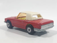 Vintage 1981 Lesney Matchbox Superfast No. 6 Mercedes 350SL Convertible Red Die Cast Toy Car Vehicle