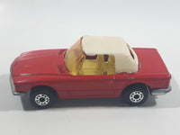 Vintage 1981 Lesney Matchbox Superfast No. 6 Mercedes 350SL Convertible Red Die Cast Toy Car Vehicle