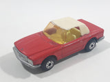 Vintage 1981 Lesney Matchbox Superfast No. 6 Mercedes 350SL Convertible Red Die Cast Toy Car Vehicle