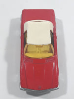 Vintage 1981 Lesney Matchbox Superfast No. 6 Mercedes 350SL Convertible Red Die Cast Toy Car Vehicle