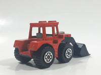 Vintage 1981 Lesney Matchbox Superfast No. 29 Tractor Shovel Red Die Cast Toy Construction Building Equipment Vehicle