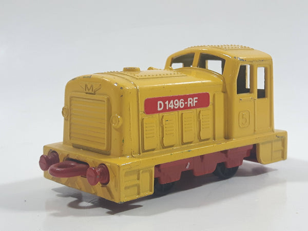 Vintage 1979 Lesney Matchbox Superfast No. 24 Shunter Train Locomotive Yellow Die Cast Toy Car Railway Railroad Vehicle