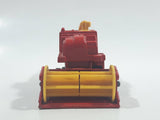 Vintage 1978 Lesney Matchbox No. 51 Combine Harvester Red Die Cast Toy Farming Machinery Equipment Vehicle