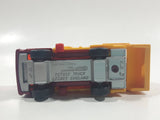 Vintage 1979 Lesney Matchbox Superfast Colectomatic Refuse Truck No. 36 Red Yellow Garbage Pickup Die Cast Toy Car Vehicle with Sliding Compactor