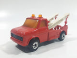 Vintage 1978 Lesney Matchbox Superfast No. 61 Wreck Truck Red Die Cast Toy Tow Salvage Wrecker Vehicle
