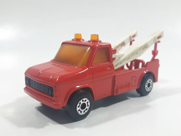 Vintage 1978 Lesney Matchbox Superfast No. 61 Wreck Truck Red Die Cast Toy Tow Salvage Wrecker Vehicle