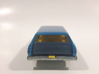 Vintage 1981 Lesney Matchbox Superfast No. 74 Cougar Villager Station Wagon Blue Die Cast Toy Car Vehicle with Opening Tail Gate