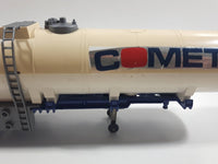 Vintage 1983 Lesney Matchbox Super Kings K-103 Petrol Fuel Oil Tanker Trailer Comet Cream White Die Cast Toy Car Vehicle