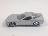 Maisto 1997 Chevrolet Corvette Silver Die Cast Toy Car Vehicle