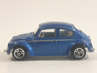 Maisto VW 1300 Metallic Blue Die Cast Toy Car Vehicle