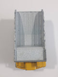 Majorette No. 274 Benne Carriere Quarry Super Dump Truck 1/100 Scale Yellow Grey Die Cast Toy Car Vehicle