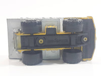 Majorette No. 274 Benne Carriere Quarry Super Dump Truck 1/100 Scale Yellow Grey Die Cast Toy Car Vehicle