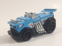 2016 Hot Wheels Rescue Backdrafter Fire Fighting Truck Baby Blue with Black Fenders Die Cast Toy Car Vehicle