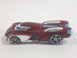 2014 Hot Wheels Marvel Iron Man Movie Film Comic Character Dark Red & Chrome Die Cast Toy Car Vehicle