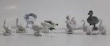 Vintage Plastic Farm Chickens, Hens, Geese, Ducks Bird Toys Made in Hong Kong and China Lot of 11