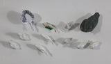 Vintage Plastic Farm Chickens, Hens, Geese, Ducks Bird Toys Made in Hong Kong and China Lot of 11