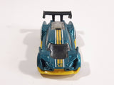 2015 Hot Wheels HW Race - World Race Super Blitzen Aqua Green Blue Die Cast Toy Race Car Vehicle